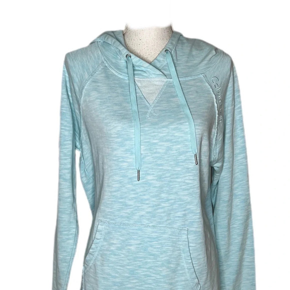 Calvin Klein sweatshirt with hood size large. Very soft sweatshirt. Excellent. - Picture 9 of 9